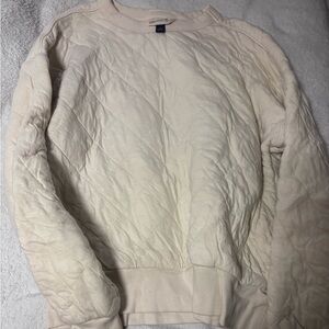 Elegant Cream Crewneck Sweater